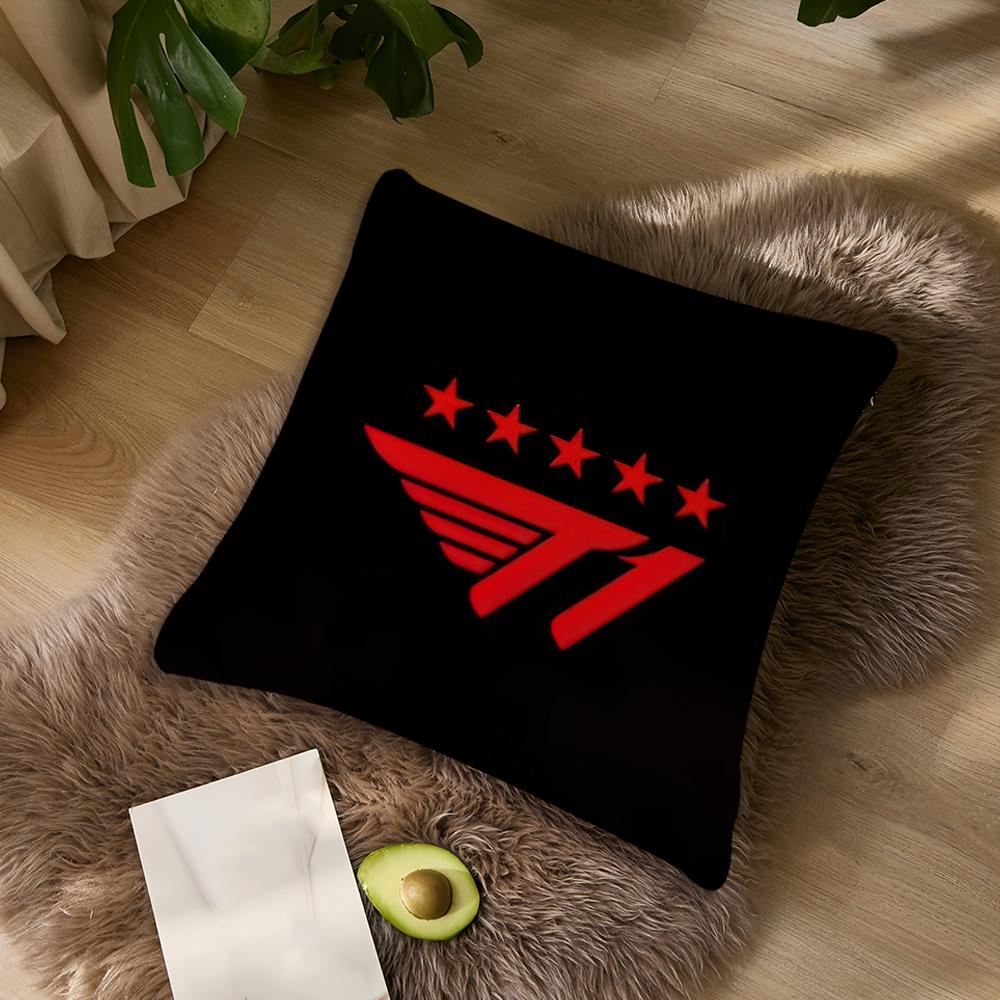 Faker SKT TT1 Cool Cushion Cover Living Room Accent Couch Back Support Square Lounge Restful Nap Companion Pillow Case