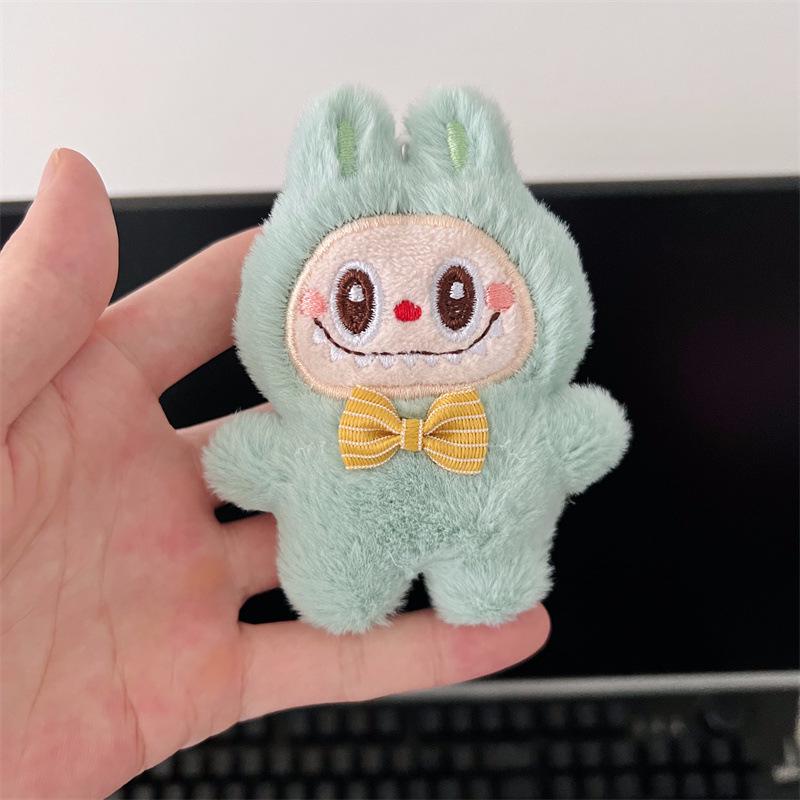 Labubu Little Rabbit Plush Keychain: Cute Cartoon Bag Charm
