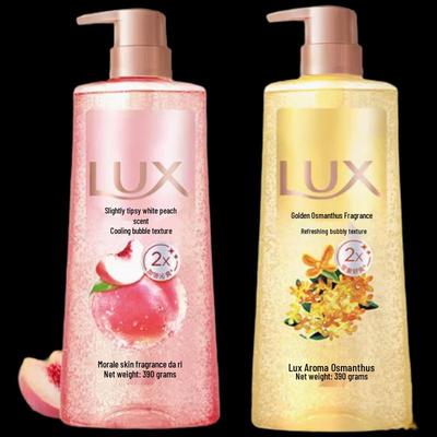 LUX Bubble Refreshing Fragrance Shower Gel Duo - White Peach & Osmanthus