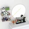 Clear Acrylic Wall Mounted Shelf with Floating Effect Minimalists Invisible Rack 55KF