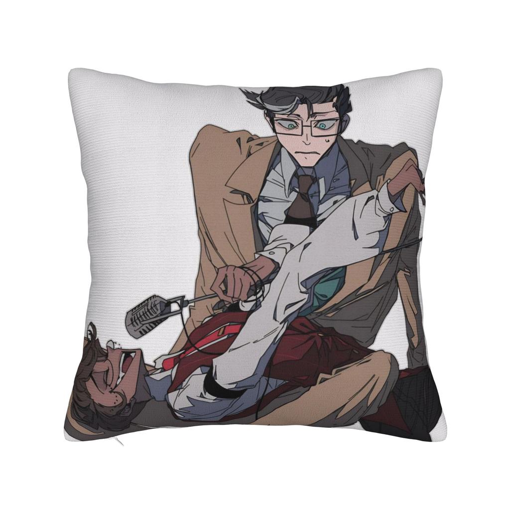 R-Radiostatic Vox Alastor Pillow Cover Accessories Printing Cushion Cover Decorations Pillow Case Cover Home Multiple Sizes