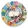 50 Ocean Series Graffiti Stickers - Cartoon Animals for DIY Skateboards, Water Bottles, and Suitcases (Waterproof)