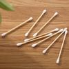 100 Double-Headed Disposable Cotton Swabs for Makeup Removal and Ear Cleaning
