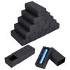 24sets Foldable Paper Gift Packaging Drawer Boxes Rectangle Black 9.7x4.4x3cm
