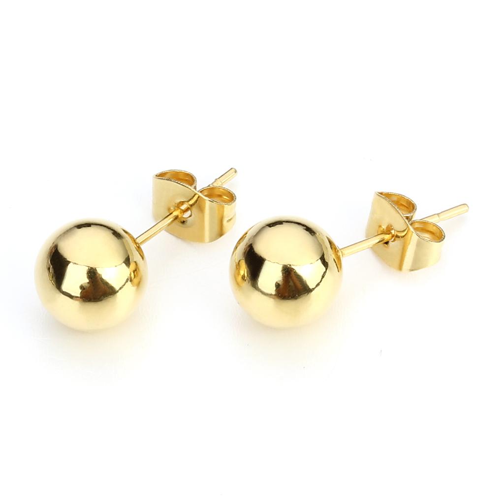 10set/lot Stainless Steel Round Ball Earrings Set Stud Post Spherical Ear Studs 2/3//5/6/7/8mm Earring Jewelry for Women Gifts