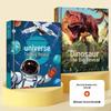 Immersive 3D Flap Book Set: Dinosaurs & Universe