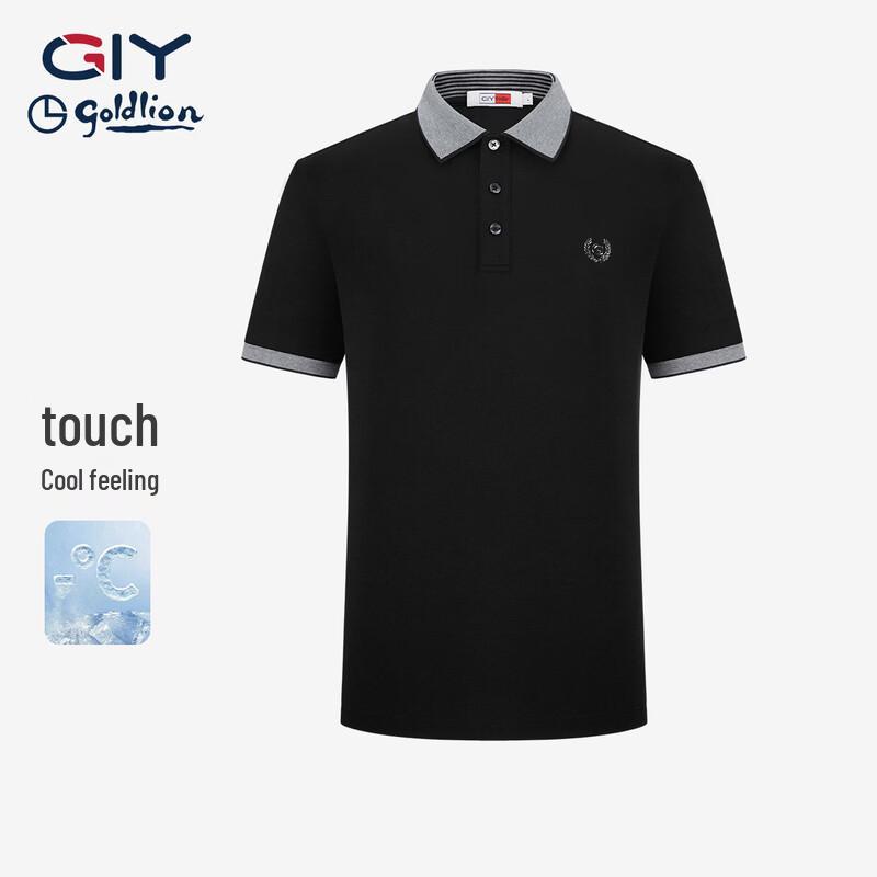 Goldlion Men s Casual Short Sleeve Polo Shirt M