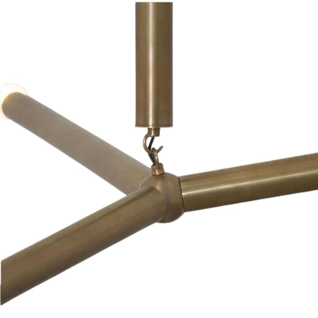 3 Fixture Light Ceiling Chandelier Pendent Light Stilnovo Design