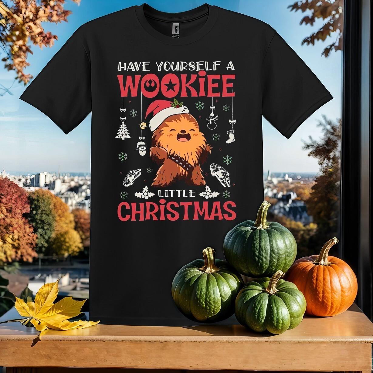 Have Yourself A Wookiee Little T-Shirt Mens Womens Tees Top T Shirt Mens Womens Tees Top Men Women Unisex Tshirt SY462 L