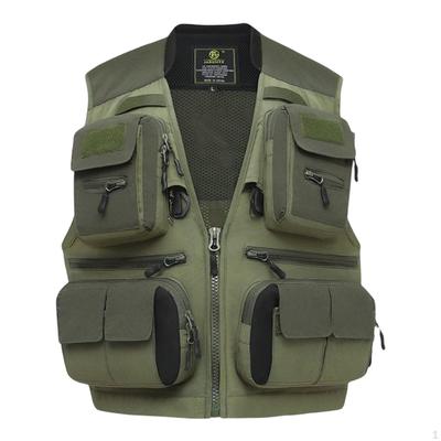 Lightweight Sleeveless Waistcoat Coat Breathable Nylon Fly for Training Hiking Travel Outdoor