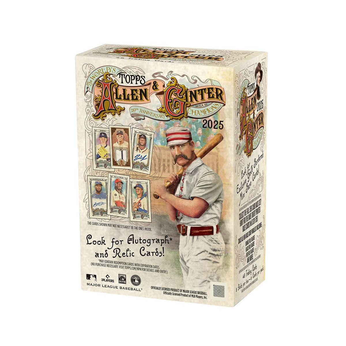 Topps 2025 Allen Ginter Baseball Blaster Value Box & 8-Pack
