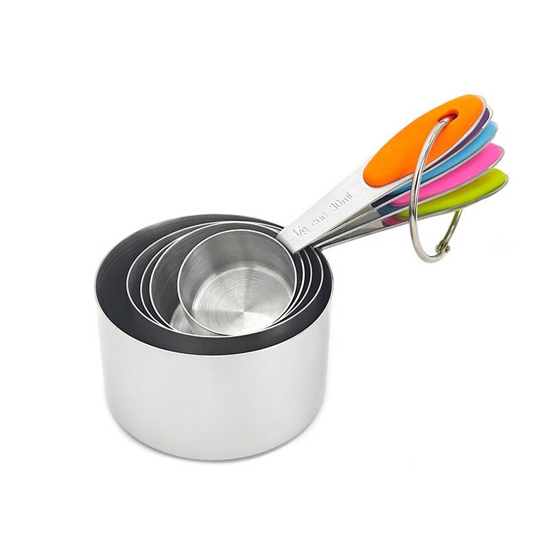 Stainless Steel Measuring Cup and Spoon Set