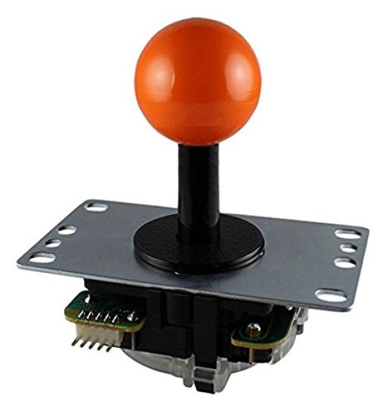 Sanwa Denshi Circuit Board Type Joystick Lever, Orange, JLF-TP-8YT-SK-O