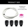 Pool Pump Hose Connector for 353020 Pool Booster Pump Cleaners Booster Pump Hose Kit Replacement Hose Pumps Accessories
