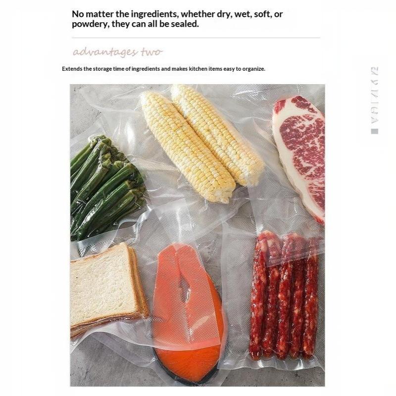 Fully Automatic Rechargeable Mini Wireless Food Vacuum Sealer Portable Sealer for Home Kitchen Sous Vide Food Prep Use