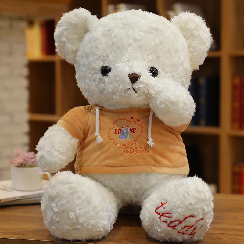Clothes Teddy Bear Doll Plush Teddy Bear Sweater Hug Bear Doll Girl Soothing Ragdoll