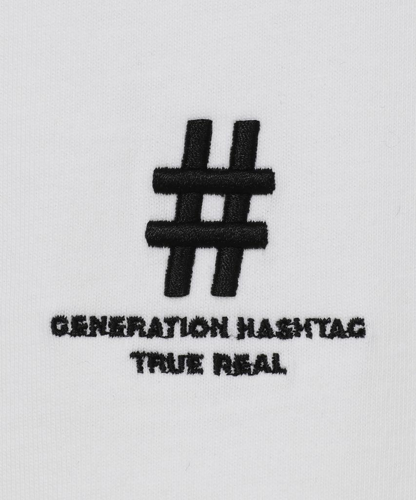 BEENTRILL Shake Hashtag Comfort Fit T-Shirt (Off-White)