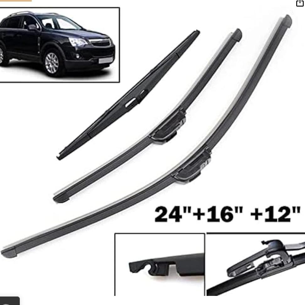Suitable for Opel Antara 06-17 years ago Rear window wipers Wiper blades Wipers 3 sets of wipers