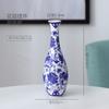 Chinese Blue and White Porcelain Vase Ceramic Flower Arrangement Container Home Decor Living Room Dining Table Hydroponic Vase