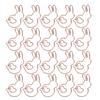 20Pcs Paper Clip  Gold Rabbit Shape Animal SpecialShaped Office Document Cute Pin