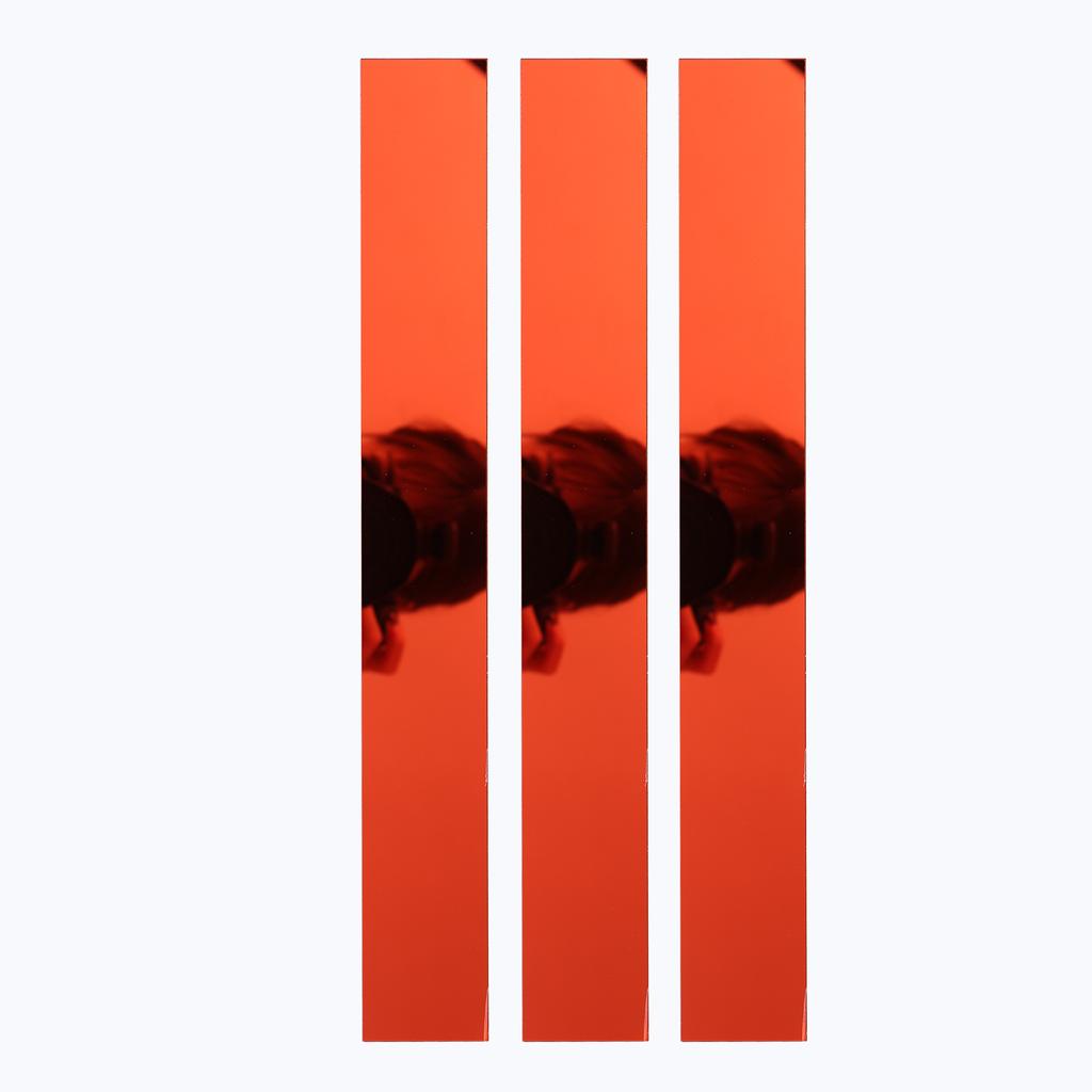 10pcs 20x5CM Strips DIY Waist Line Mirror Glass Tile Wall Stickers