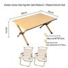 Conjunto Portátil Ultraleve de Mesa Dobrável e Cadeiras de Alumínio para Acampamento ao Ar Livre e Piqueniques