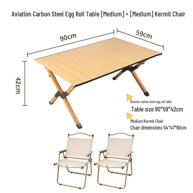 Conjunto Portátil Ultraleve de Mesa Dobrável e Cadeiras de Alumínio para Acampamento ao Ar Livre e Piqueniques
