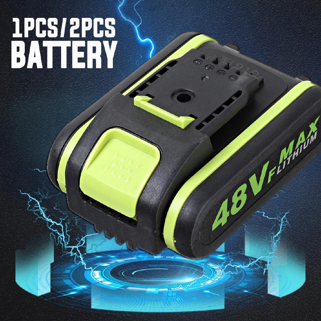 48V Portable Cordless Reciprocating Saw +4 Saw blades Metal Cutting Wood Power Tool Woodworking Cutters