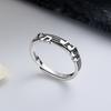 Vintage Music Note Open Ring for Couples Trendy Adjustable Staff Symbol Jewelry Gift Unique Fashion Accessory