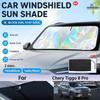 For Chery Tiggo 8 Pro Foldable Front Windshield Sun Shade UV Reflective Sun Protection Cover Car Interior Accessories