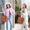 4pcs/set Tassel Women Crossbody Bag Large Capacity Handbag Simple PU Leather Shoulder Bag  Girls
