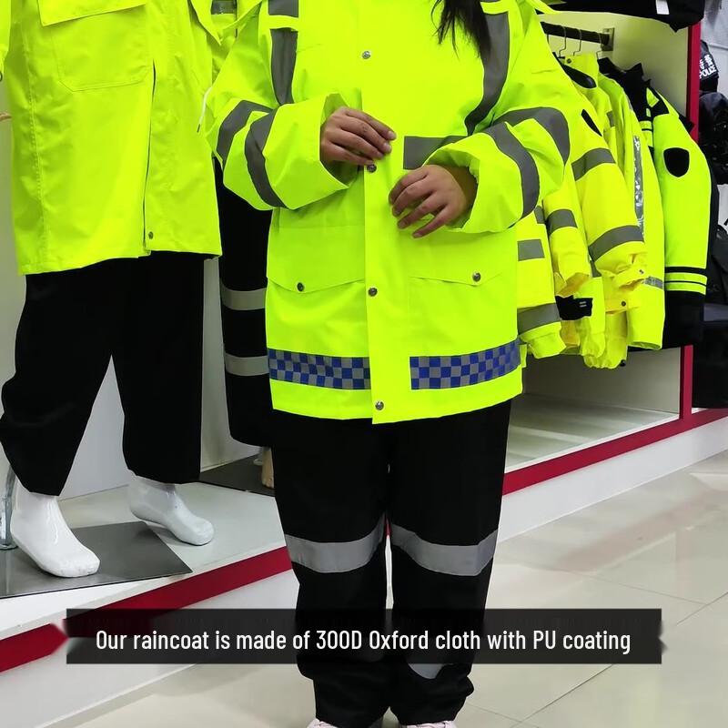 Huazhong Ketaie Getrennter Reflektierender Regenanzug
