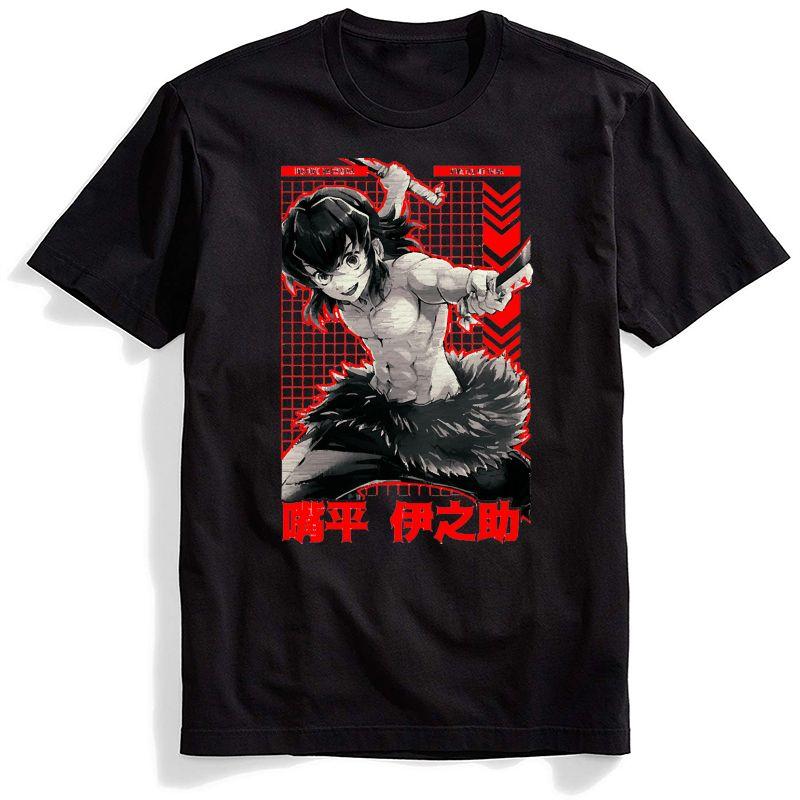 Summer Men T Shirt Demon Slayer Tshirt Man Graphic Top Tees Japanese Anime Tshirt Harajuku Kawaii M