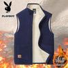 Men's Fleece Lined Stand Collar Vest