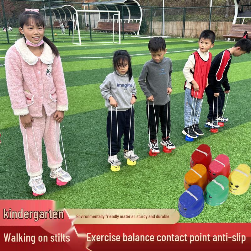 

Ходули «Смайлик» для детей – Оборудование для сенсорной интеграции и тренировки баланса Orange Smiley Face Stilts (Pair of 2)