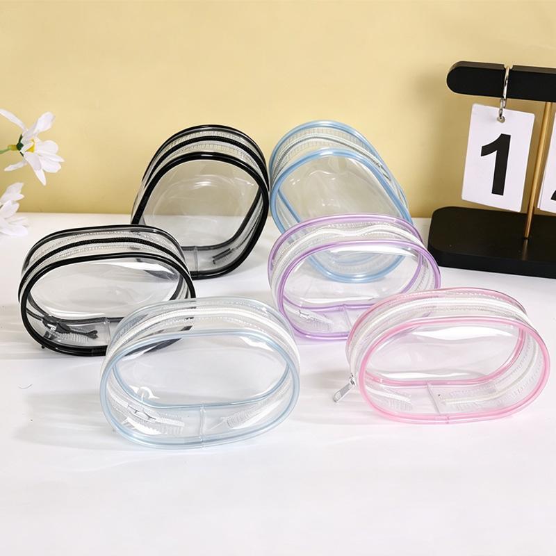 Portable Cat Food Feeding Bag With Transparent Body Compact Size For Outdoor Travel Hiking Camping With Cats