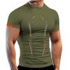 Men's Fast Drying Jogging T-shirt, Men's Training T-shirt, Fitness Top, Running T-shirt