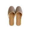 Shisei Hanbai Checkered Wheat Straw Slippers for Summer Barefoot One Size Fits All 107865 Comfort, Gray, (L26cm),