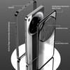 Elastic Snap Magnetic Metal Bumper Frame Case For Xiaomi 15 Ultra 5G 6.73" Clear Frosted PC Lens Protection Back Cover