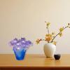 Artistic Glass Container for Buds and Incense On Table