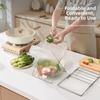 Stainless Steel Garbage Bag Bracket Compact Sink Towel Rack Sink Garbage Organizer  Camping