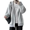 Men's Korean-Style Thin Hooded Zipper Cardigan - Trendy Spring/Autumn Casual Outerwear