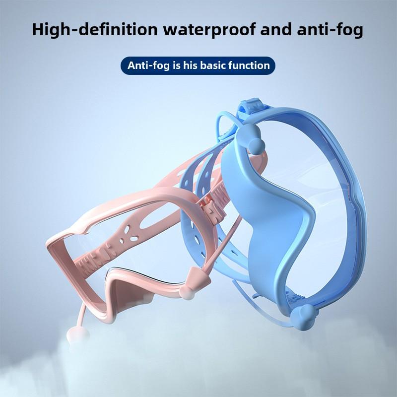 Swimming Eyewear HD Waterproof And Anti Fog Professional Swimming Goggles For Men And Women Diving Equipment Silicone Fit