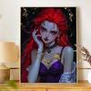 Disney Diamond Painting Set Classic Red Hair Girl Home Decor Craft, Perfect Handmade DIY Gift Idea