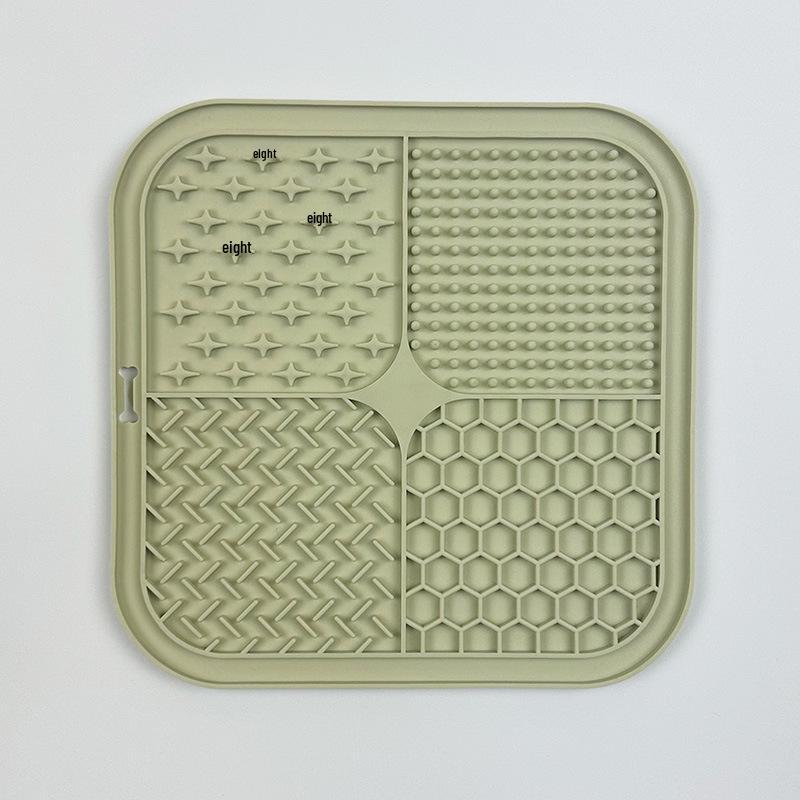 Silicone Pet Slow Feeder Mat – Anti-Choking Placemat for Cats & Dogs, Suction Cup Licking Mat & Bowl