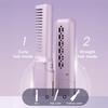 2-in-1 Mini Travel Hair Styler Wireless USB-C Rechargeable Curling & Straightening LCD Comb Auto Shutoff for Travel Beauty Hair Tool