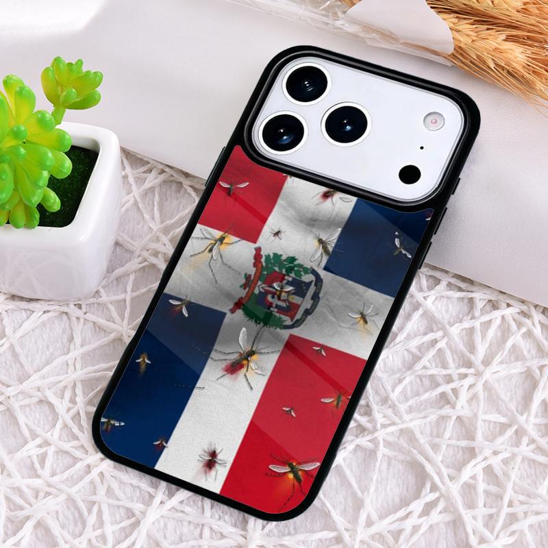 Dominican Republic Flag Soft Phone Case for iPhone 17 Air 16 15 11 12 14 13 Pro Max Shockproof Cover
