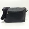 N42417 Damier Infini DiscoveryMessengerMM Shoulder Bag Black
