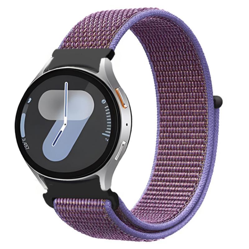 Nylon Loop Band for Samsung Galaxy Watch 7/FE/6 5 4 44mm 40mm Original Wristband for Watch 6 Classic 47mm 43mm/5 Pro 45mm Strap