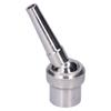 Stainless Steel Fountain Nozzle Silver Easy Installation Fountain Spray Head Adjustable G3/4 Female Thread